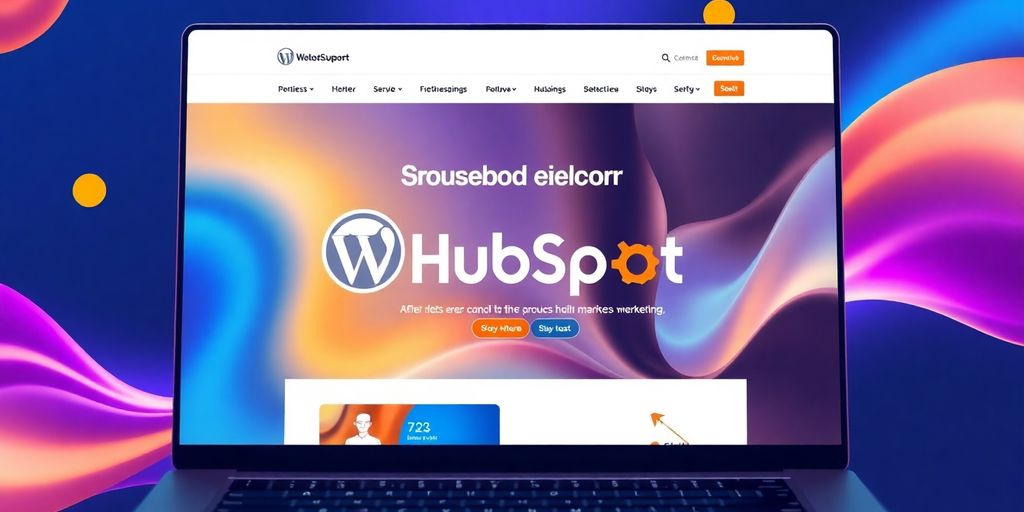 WordPress website with HubSpot integration.